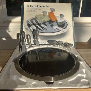 12 Piece Stainless Steel Cheese Set